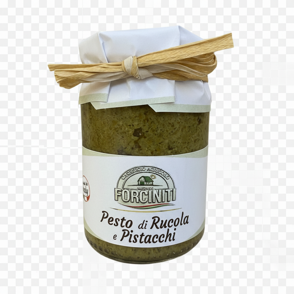 Pesto di Rucola e Pistacchi Artigianale Forciniti 95g