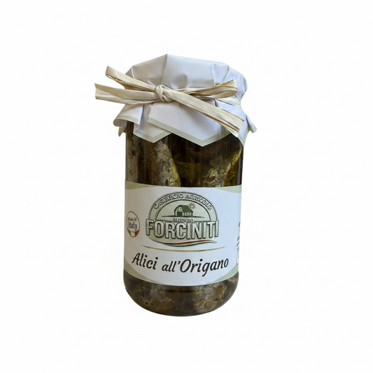 Alici all'Origano in Olio EVO Forciniti 200g