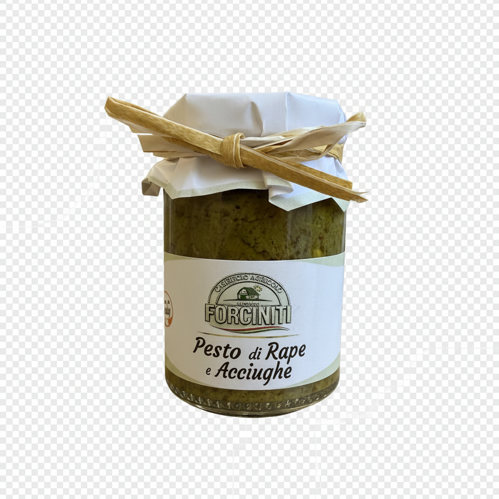 Pesto di Rape e Acciughe Artigianale Forciniti 90g
