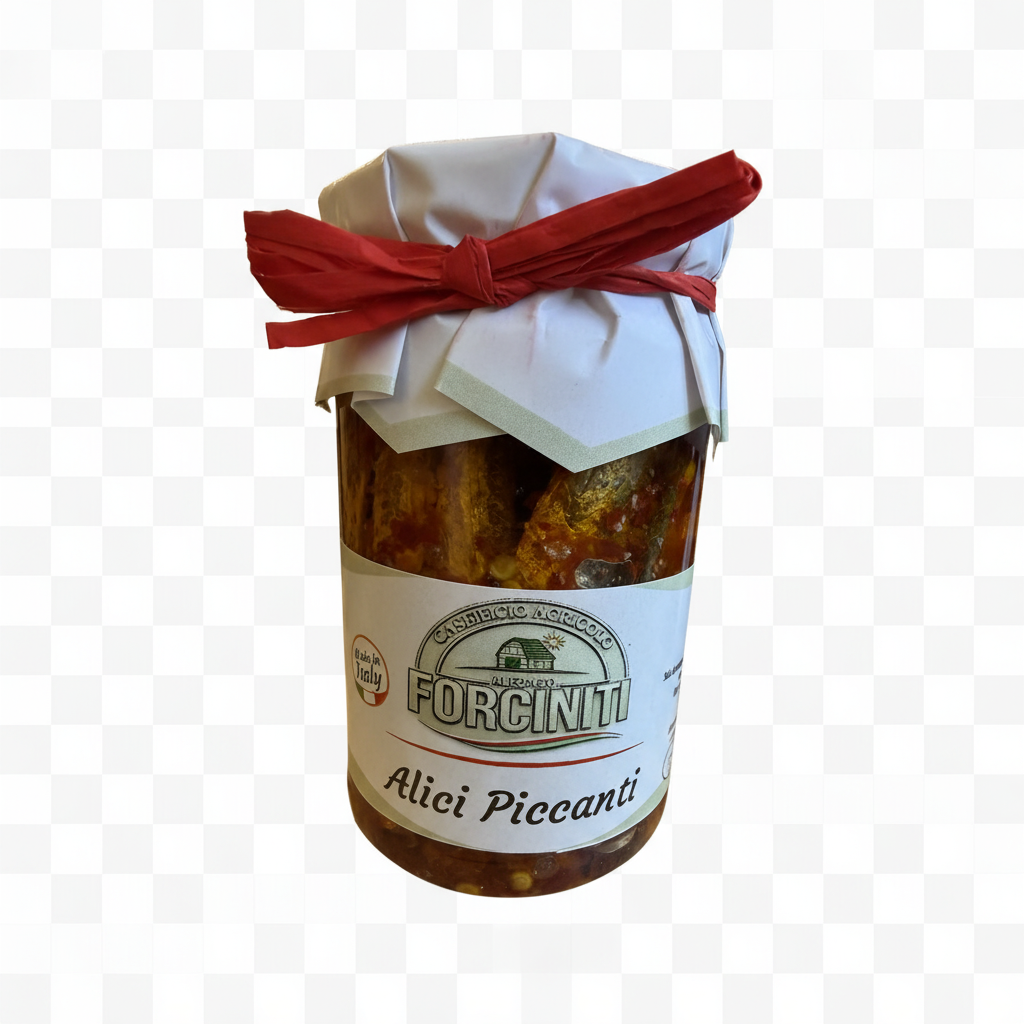 Alici Piccanti in Olio EVO Forciniti 200g