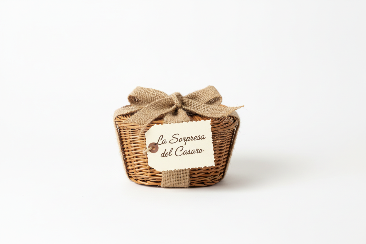 La Sorpresa del Casaro - Cesta piccola sfondo bianco